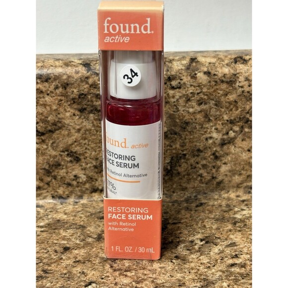 FOUND. ACTIVE - BRIGHTENING FACE SERUM WITH VITAMIN C - 1 FL. OZ. - Picture 1 of 2